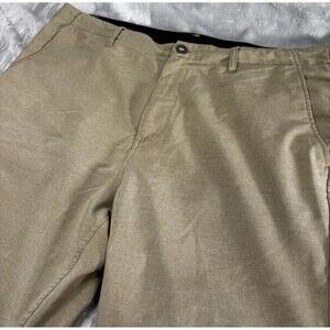 Volcom Surf & Turf 4 Way Stretch Hybrid Shorts 9.5” Inseam Tan Men's Size 38